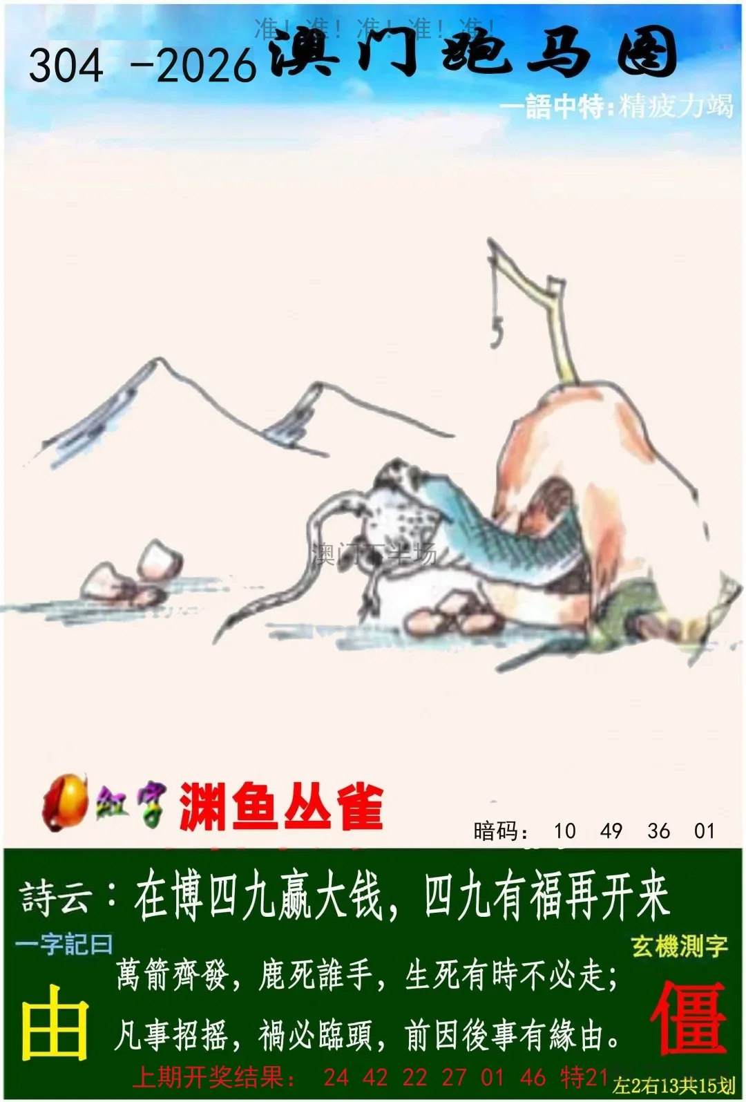 跑马图